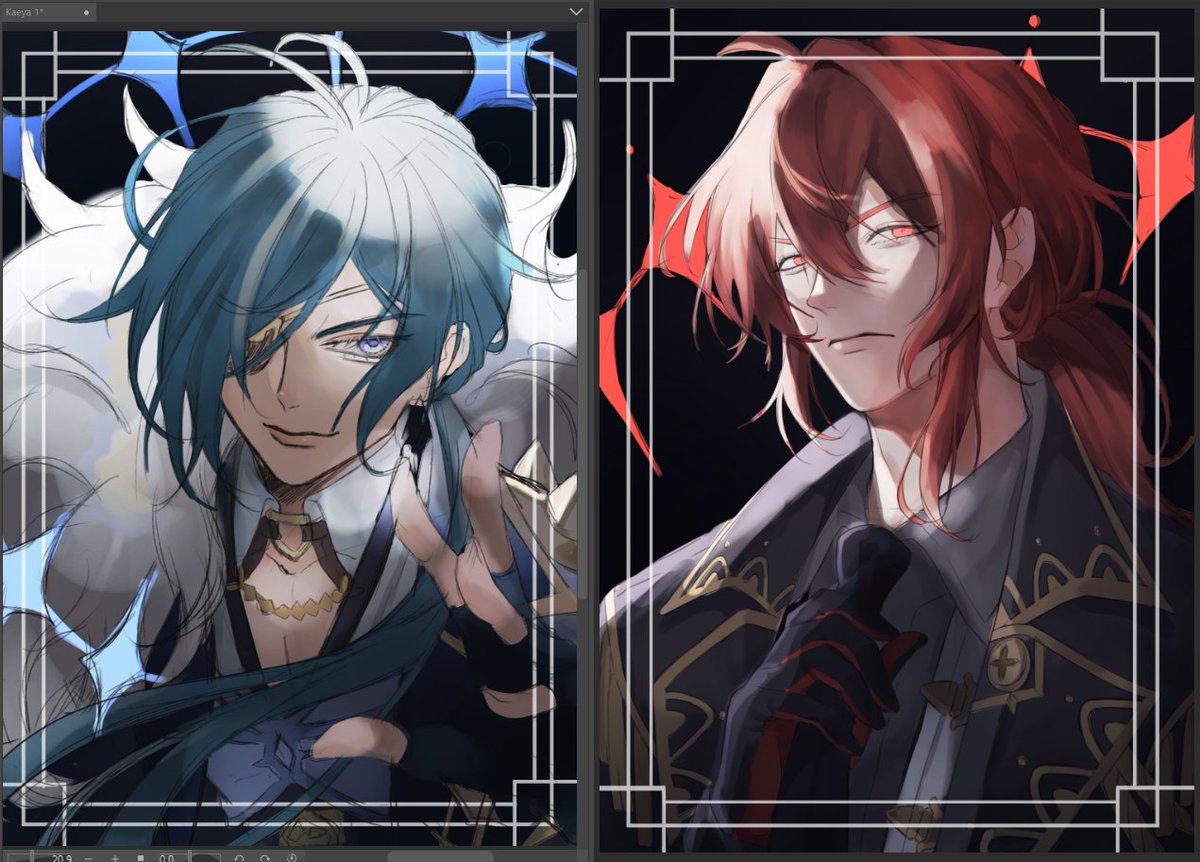 OTP in my Genshin Impact Postcard 😋😋
#luckae #ディルガイ #Kaeya #Diluc