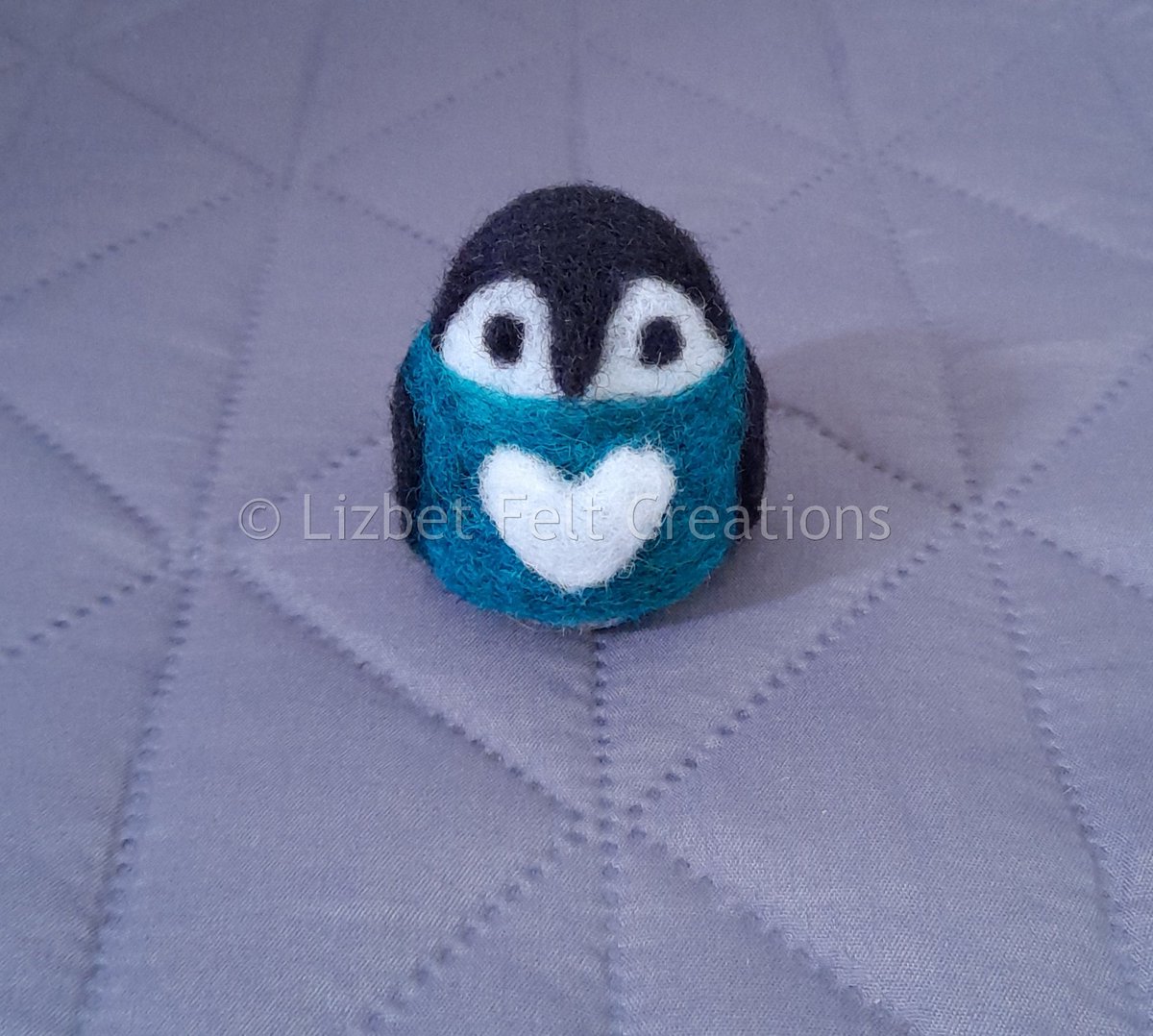 I've wanted to make a penguin in a jumper for a while and here he is.😊 He will be landing in my shop tomorrow. DM me if you'd like to secure him.🐧 #QueenOf #SmallBizSatUK #SmallBusinessSaturday #MHHSBD