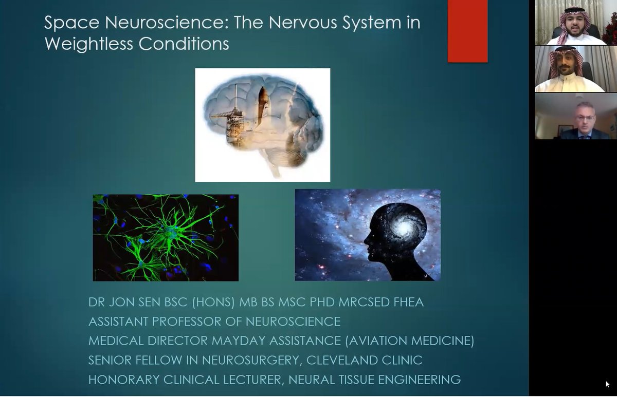 nebula_rd's tweet photo. The new field in Saudi Arabia (Space Medicine) continues to develop. This time with an important and interesting discussion on Space Neuroscience by Dr. Jon Sen with a great number of audience. We appreciate the support of our audience and success partners. https://t.co/IfkopEylwK