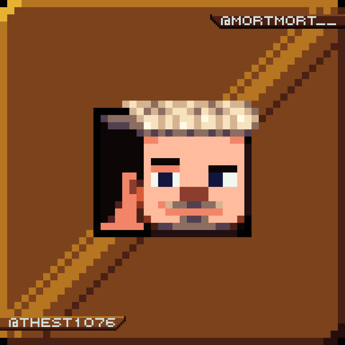 thest1076's tweet photo. @MortMort_, I want to share my drawing, I hope you will notice and I will wait for your like! 👋
Thank you in advance! 😊
Palette: #RadiantPLUS
Follow the hashtag! --> [#stheadcube] <--

#pixelart #pixelartist #youtube #twitch #minecraft #pixelpicture #aseprite #instagram https://t.co/40eD3VwItS