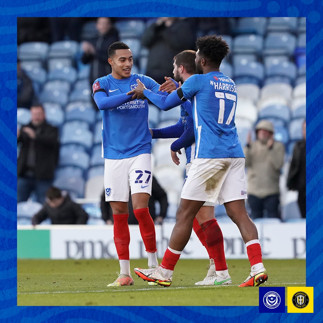 45' | Back at it... Let's complete the turnaround, lads! 🤞 🔵 1-1 🟡 #Pompey