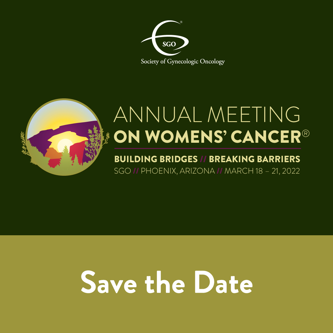 SGO on Twitter "The Society of Gynecologic Oncology (SGO) 2022 Annual