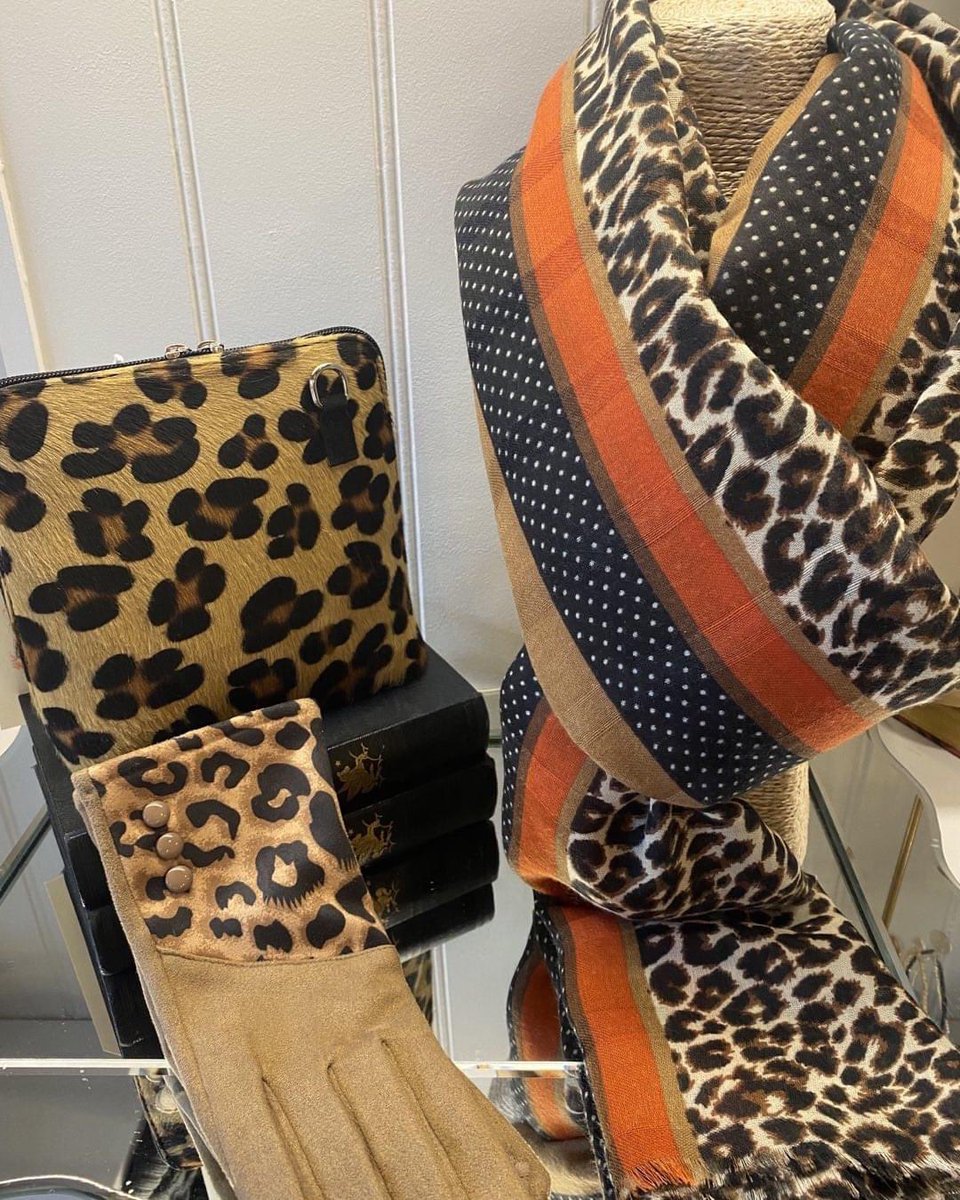 catandmousebout's tweet photo. Add a splash of colour and a soupçon of leopard print and you’re ready for anything! All also make great gifts, if that’s on your mind this morning.
#leopard #leopardprint #leopardprintscarf #leopardprintgloves #leopardprintaccessories #gloves #leopardprintbag #boxbag https://t.co/YHTaqBppaw