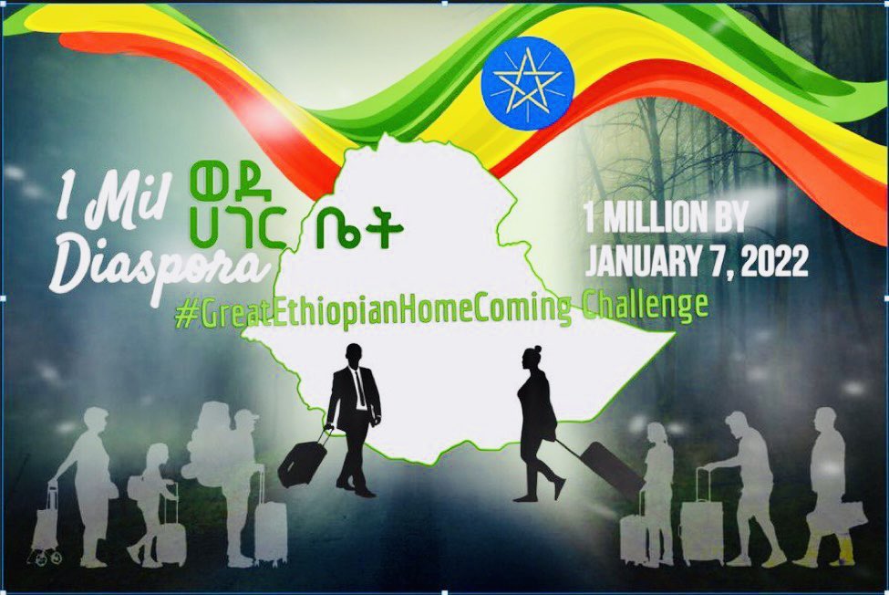 I am inviting Ethiopian Airlines to join a solidarity call to all #Ethiopians in the diaspora as #Ethiopia is inviting 1,000,000 Ethiopian Diaspora to come home & celebrate #EthiopianChristmas on 1/7/22! #EthiopianAirlines can also use z #GreatEthiopianHomecoming  #NoMore 💚💛❤️