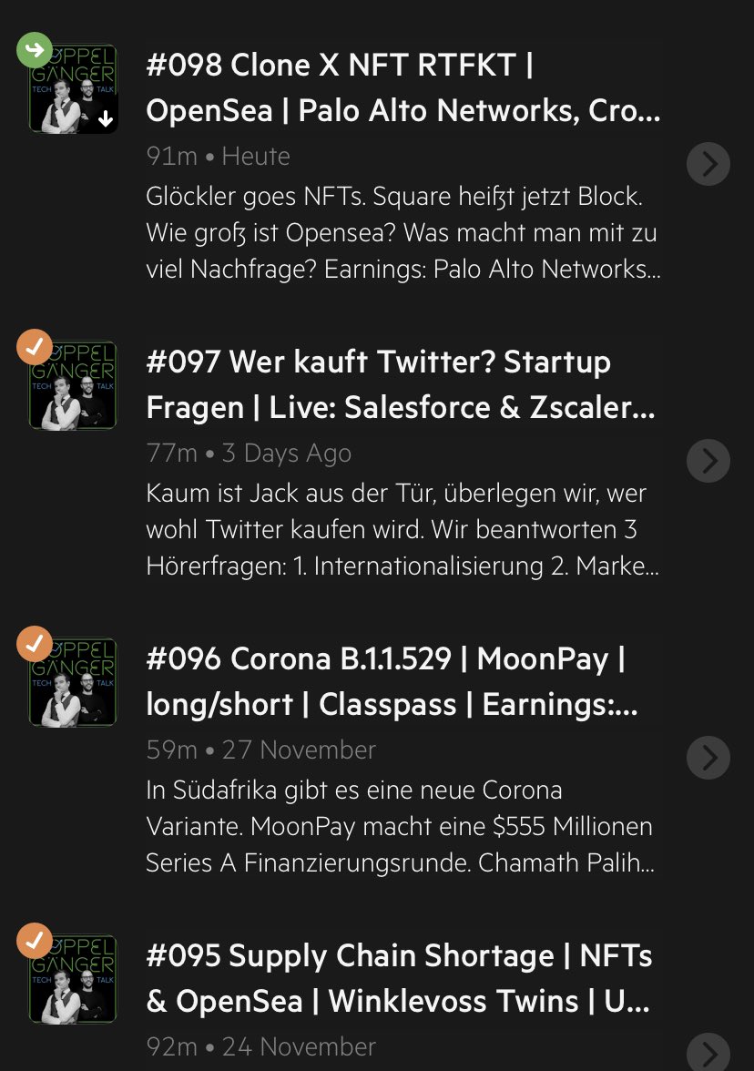 mbaum_'s tweet photo. Klasse Podcast 👏🏻💯 danke @pip_net &amp; @gloeckler für den tollen Content. #tech #podcast #DoppelgaengerioXMASparty @Doppelgaengerio https://t.co/UEaIeawbdd