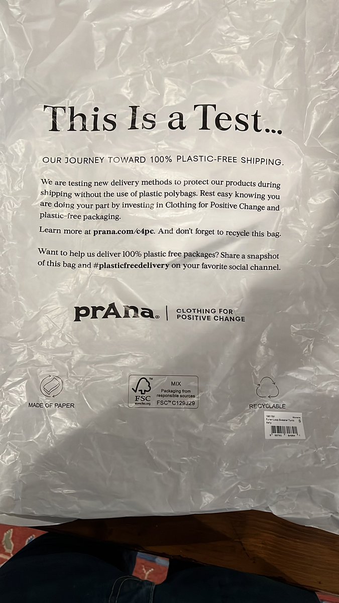 kelseyrodd's tweet photo. Definitely would like to see more of this #plasticfreedelivery https://t.co/zO0dzOeVjG