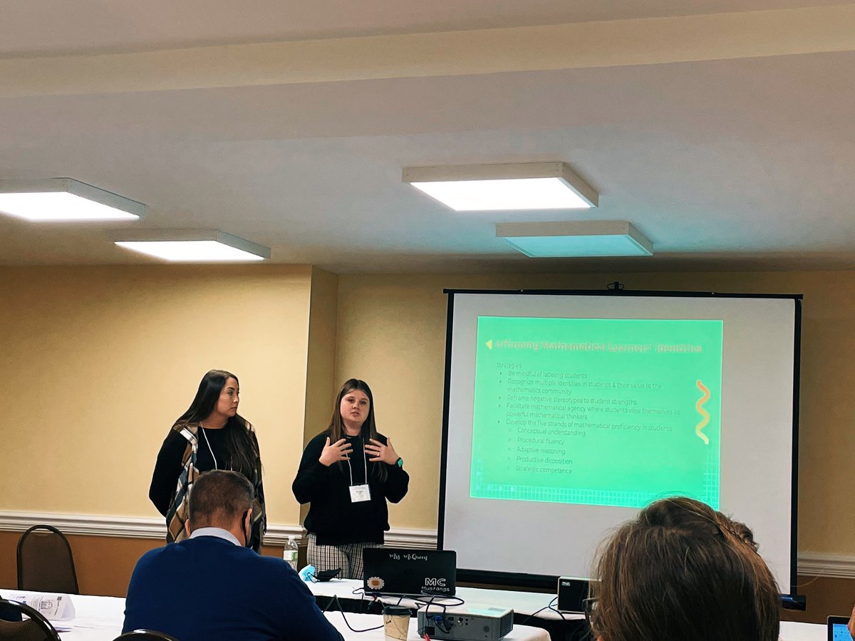 MIZFoxworthy17's tweet photo. First time presenting at the MCTM conference in Columbia this weekend! We loved sharing our ideas on how mixed-ability grouping helps to create a healthy mathematics environment &amp; affirm students’ identities! @talesofgrade4 https://t.co/KOGb36QIWE