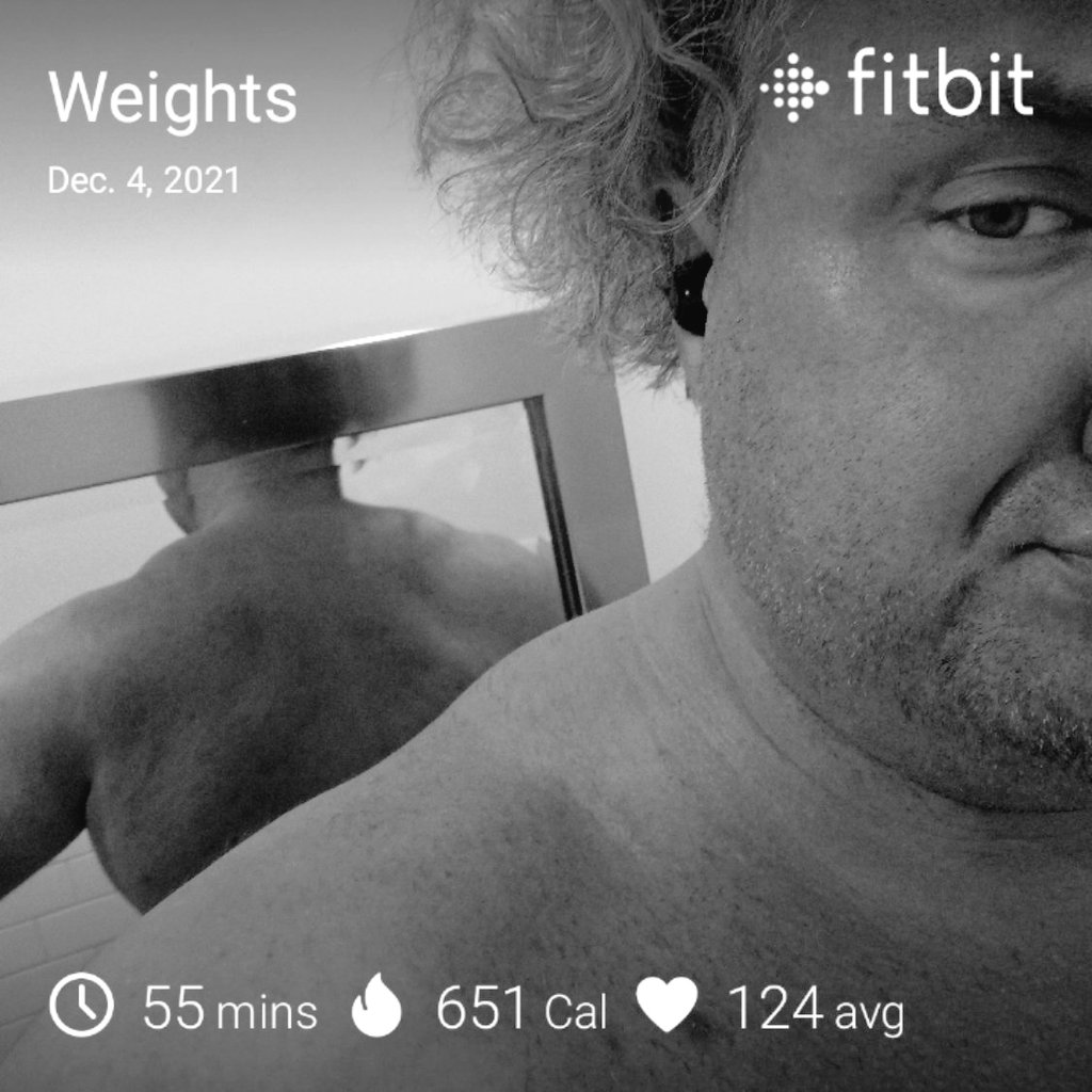 OutlawAK's tweet photo. No Days Off. Back to work.
#SweatySaturday #Back #Biceps #BetterThanYesterday #outlawforever #getvaccinated #fuckcancer #fitover40 #roadto260 #scorpioseason #superheroshape #WarOnDadBod https://t.co/gEfa6WPCle