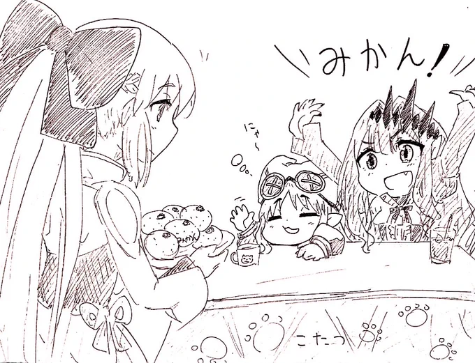 こたつ出しました_('ω`_) 
