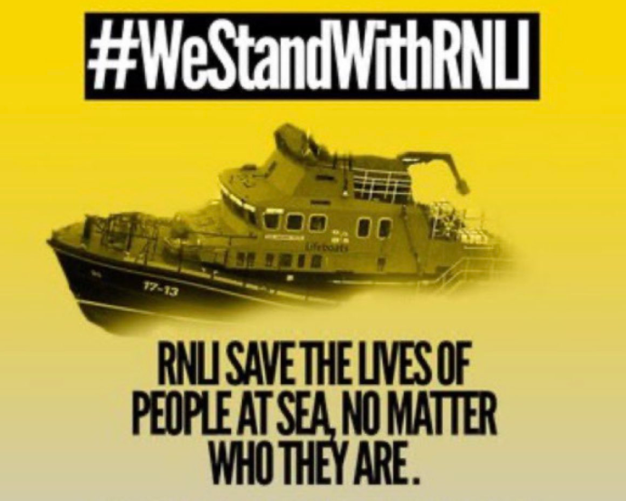 #WeStandWithRNLI