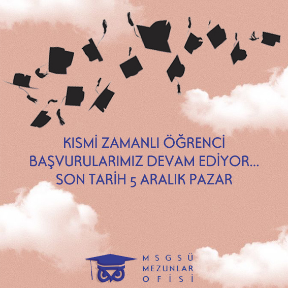 MsgsuMezun's tweet photo. https://t.co/Wq9aMEpjo4 adresinden ilana erişebilirsiniz.
#msgsü #msgsümezun https://t.co/6lnykJPQDg