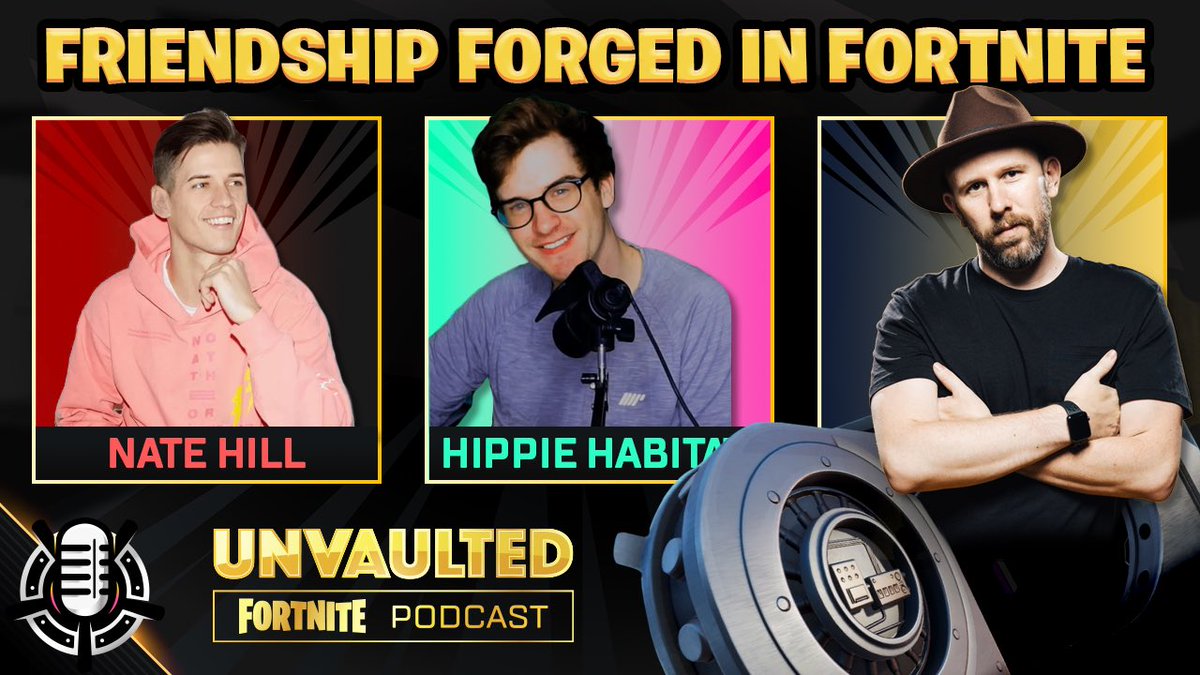 FortniteLaunch's tweet photo. #RT @FortniteGame: RT @UnvaultedPod: Couldn’t talk about Fortnite friendships without mentioning these two. Their friendship was fun to uncover. Good laughs and conversation ahead! (Premiering at 9:00am PT)

Premiering: https://t.co/tyGSg8jgtE
Listen An… https://t.co/KiSTM0qKKE