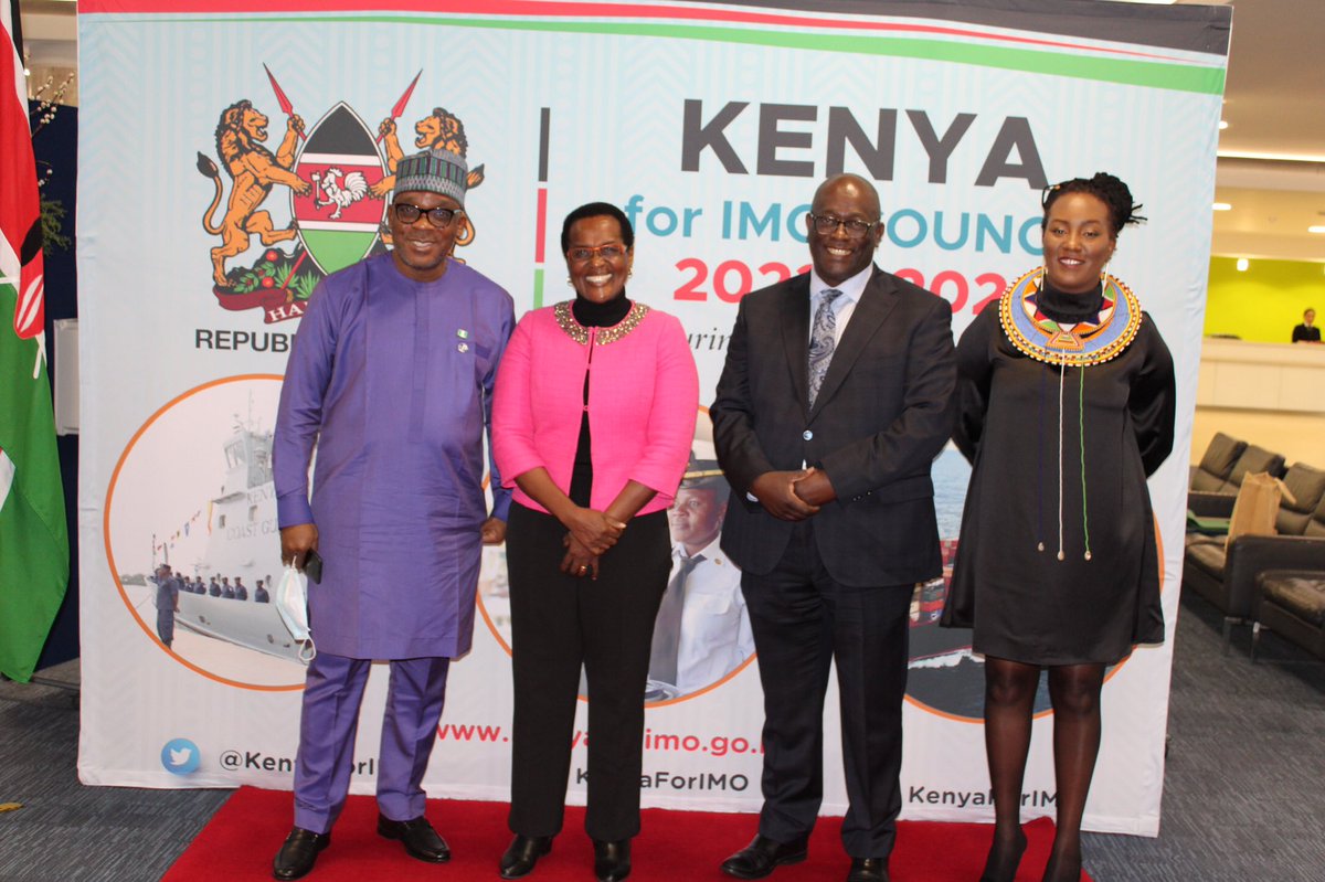 KenyaMissionUK's tweet photo. 1/3 @KenyaMissionUK hosted a campaign event for Kenya's candidature for re-election to the IMO Council for the biennium 2022-2023 where various member states of the @IMOHQ were represented. @MEsipisu https://t.co/paZCQKK1xP