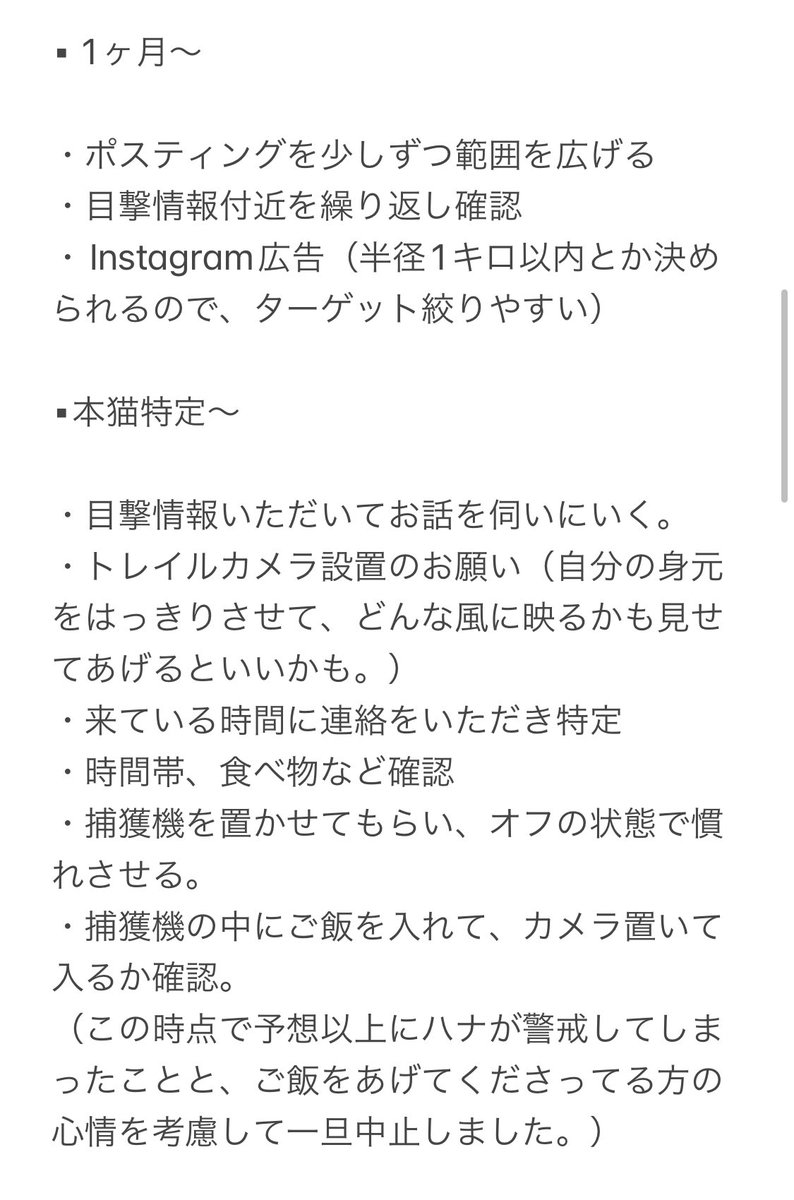 hanathestraycat's tweet photo. 捜索にあたり沢山の応援とサポート本当にありがとうございました🙇‍♀️ みなさんのお陰で無事にハナを連れて帰ることができました。今回、ハナが居なくなってからやった事や反省点などをまとめてみました。知っている事ばかりかもですが、いつか困っている誰かの参考になればと思い残しておきます。 https://t.co/xCpvkucmls