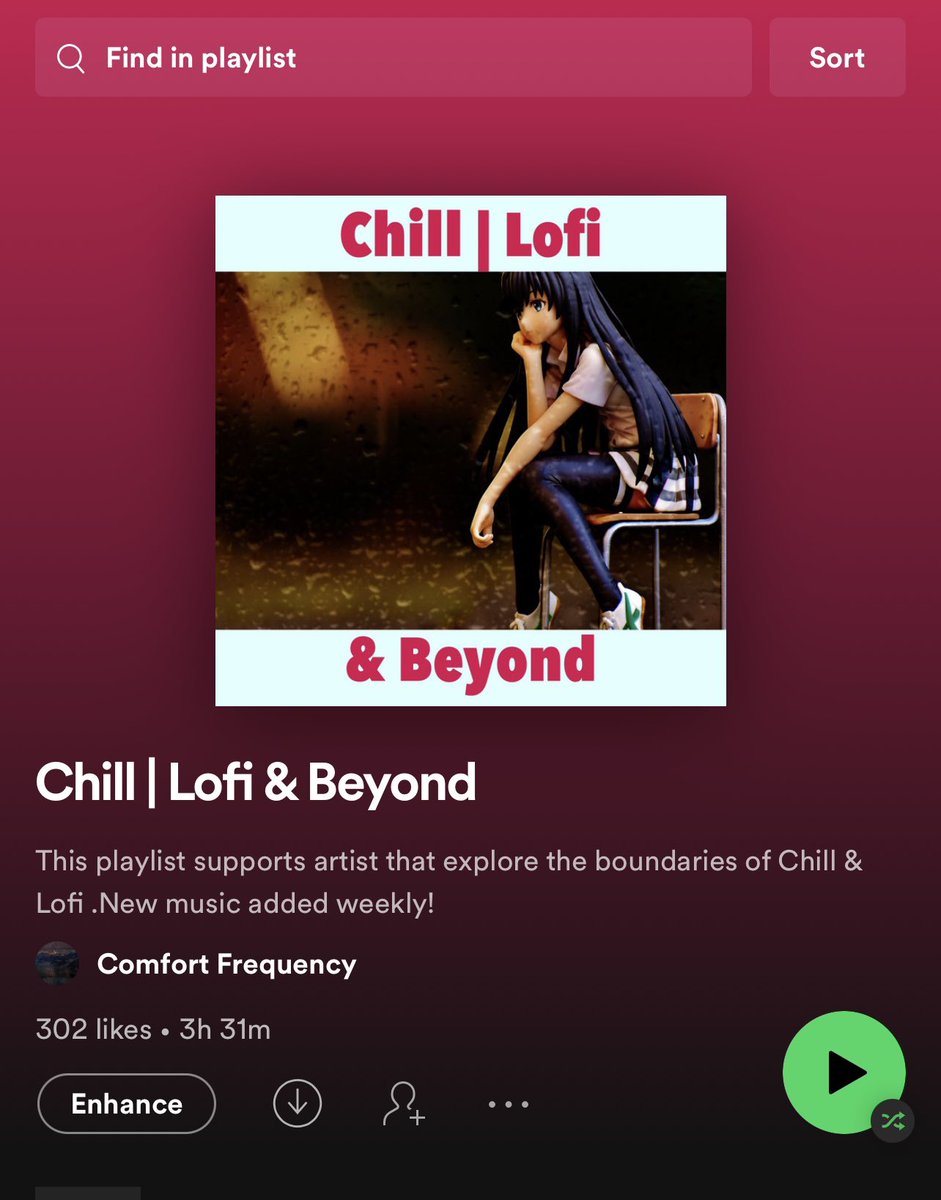 My Chill | Lofi &amp; Beyond  playlist is open for Submissions!
1. Must be following me
2. Like  &amp; Retweet this post
3.Submit with link below ⬇️ 
dailyplaylists.com/playlists/2RTm…

#lofi #lofimusic #chillmusic #downtempo #downtempomusic #Producers #musicproducers #spotify #SpotifyPlaylist