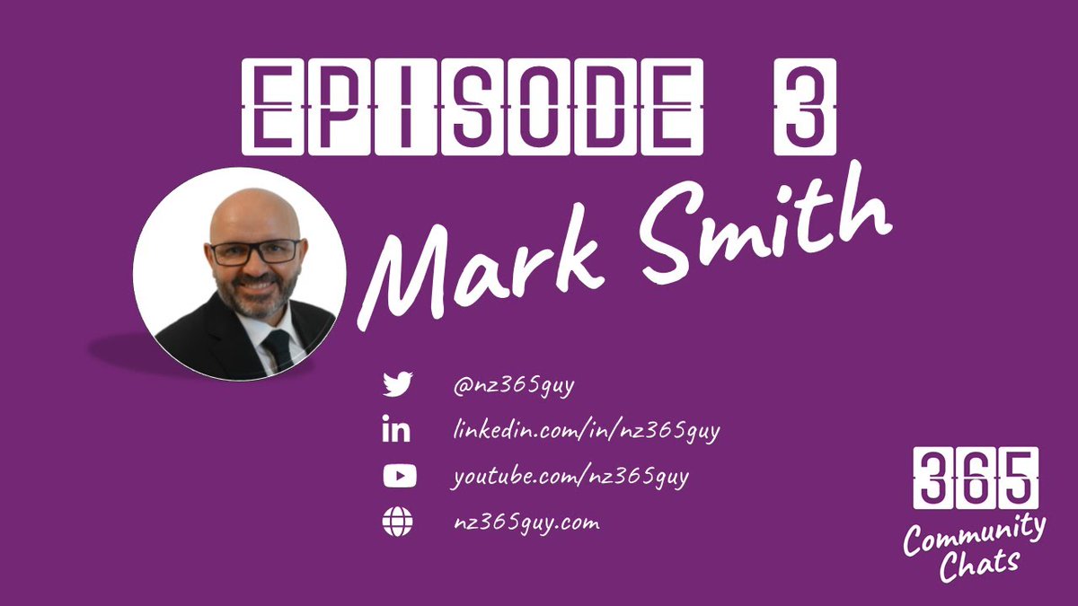 Always a pleasure chatting with Mark Smith, check out "Episode 3 - Mark Smith - 365 Community Chats Podcast"

Watch Now: youtu.be/YizfwkG_yJA