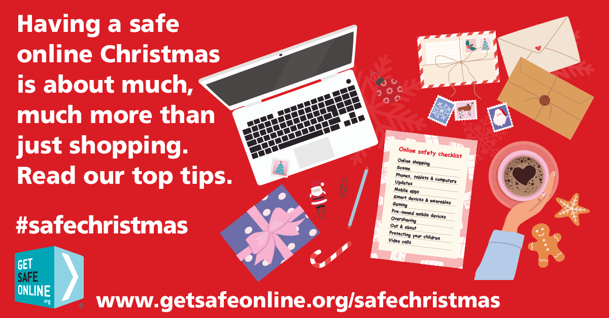 EastSussexCC's tweet image. Read our top tips for staying safe online this festive season, including shopping, setting up devices, safeguarding kids, video calls and much, much more.
Have a #safechristmas 
ow.ly/YI3x50H2HvG