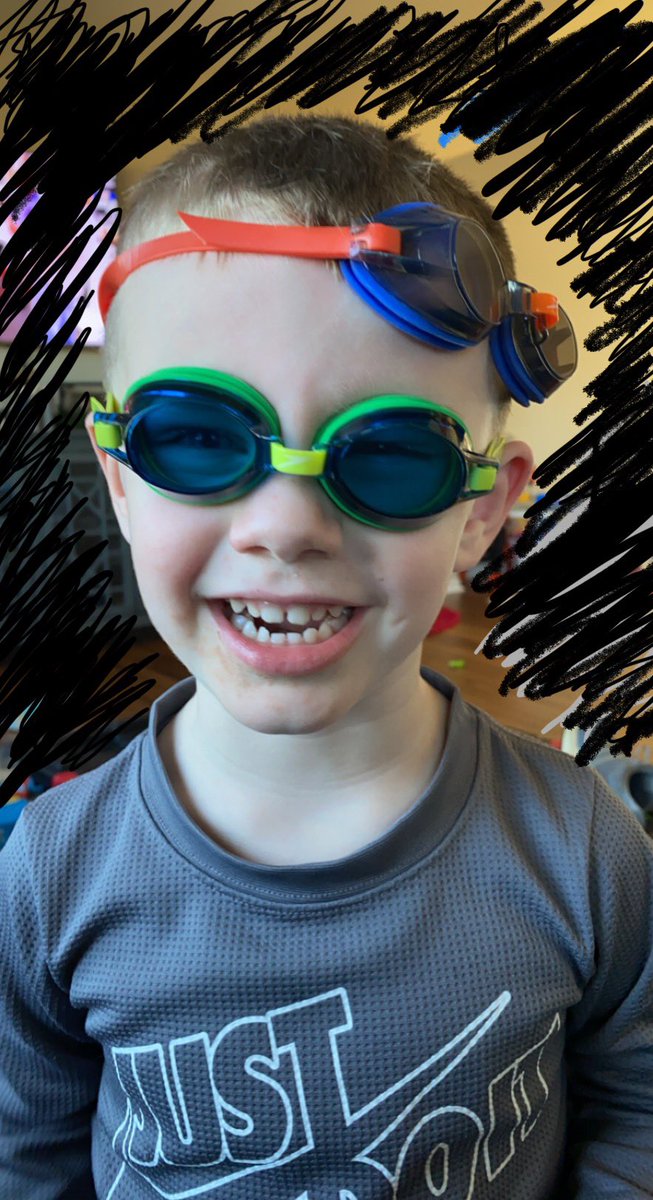 Junior Coach Braxton is ready for our meet tonight! LETS GO JAGS!