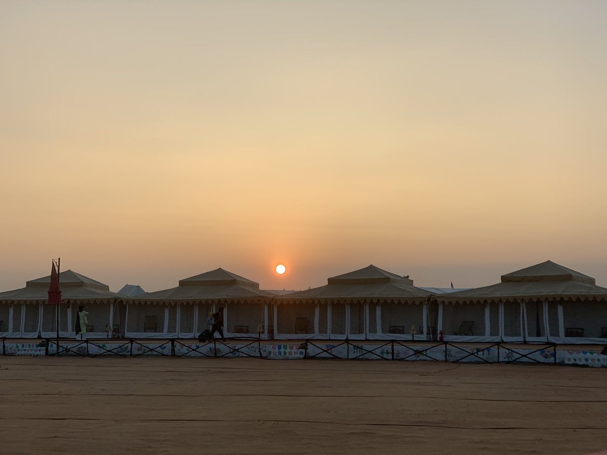 Beautiful sunrise at <a href="/RannutsavO/">The Rannutsav Official</a> !!