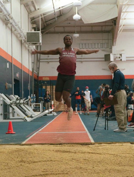 LHUTFXC's tweet photo. For the first time since 2/26/17, 1,742 days, The Haven men are competing at an indoor track and field meet as varsity athletes. The first to compete at the Bison Opener was rookie Loren Way in the men's long jump. It's been a long road,  but we're back!

#BACKonTRACK #HAVENPRIDE https://t.co/FqsjZtawjN