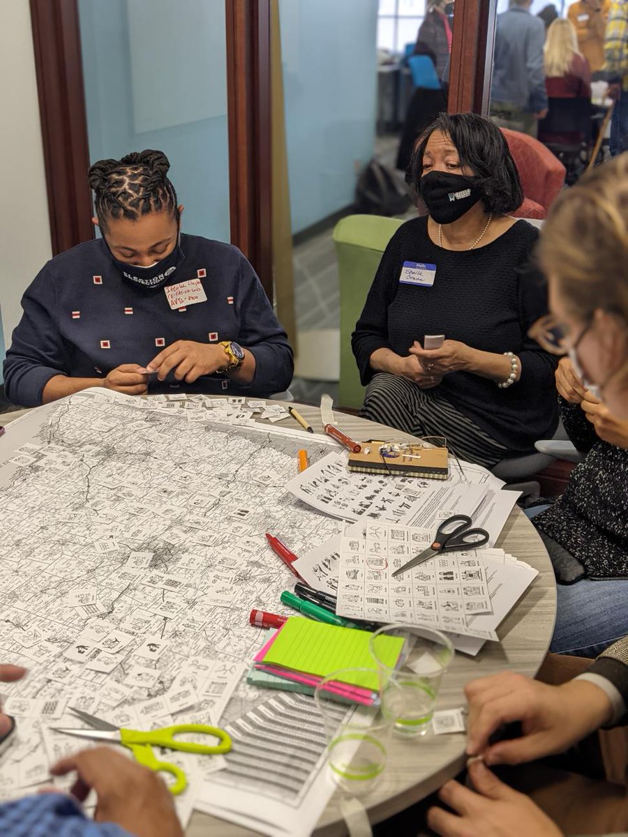 udhumanrights's tweet photo. Part of the workshop is this group exercise on #SocialMapping, trying to identify and pinpoint #HumanRights issues in Dayton, the Miami Valley and Ohio. We are getting great insights from our local activists. #SPHR21 #PerilandPotential https://t.co/9SyUyTIam5
