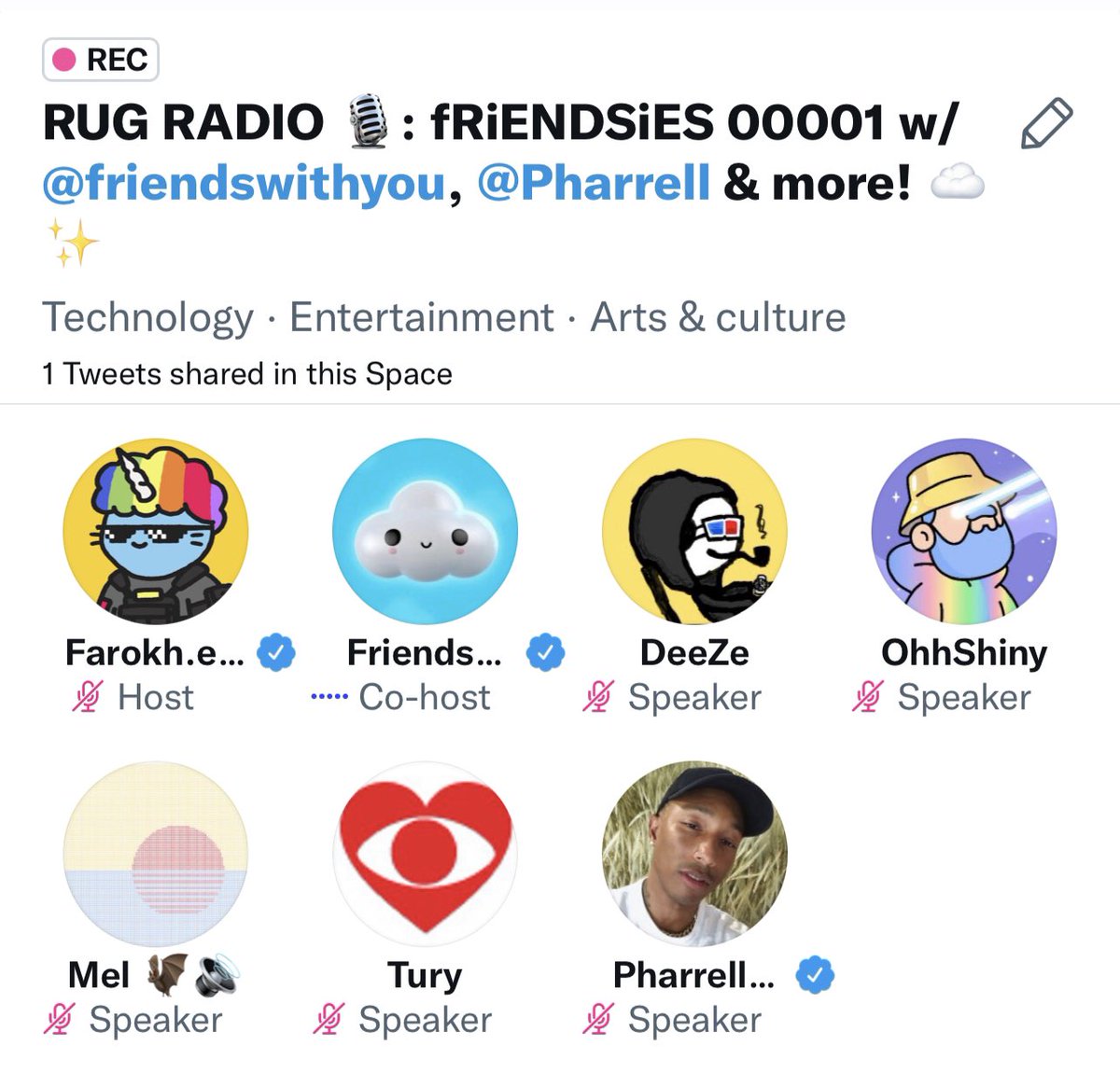 farokh's tweet photo. Bro I’m fuckin’ shaking rn Pharrell Williams is on my stage what’s going on https://t.co/5Yahu1wCpe