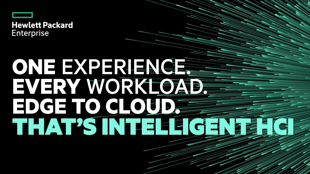 HPE_Storage's tweet image. HPE is reimagining HCI with workload-optimized platforms delivering an intelligently simple experience for every application. See how businesses across industries benefit when adding #AI to #HCI to move from reactive to predictive. #SimpliVity
hpe.to/6016J5gCQ