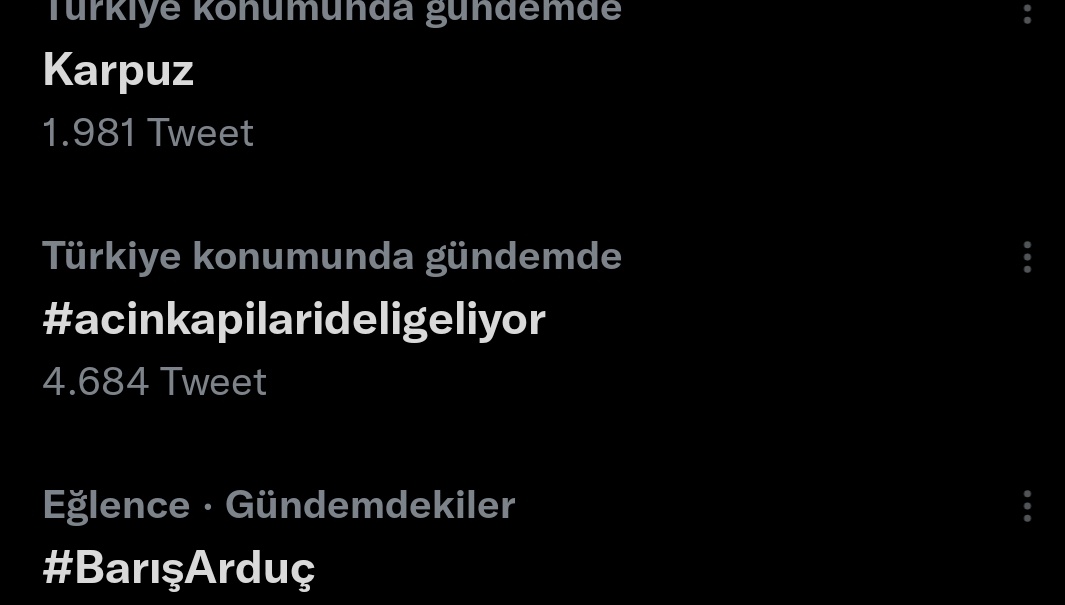 Sonunda Allah razi olsun twitter #acinkapilarideligeliyor 
#parlayildizisigi