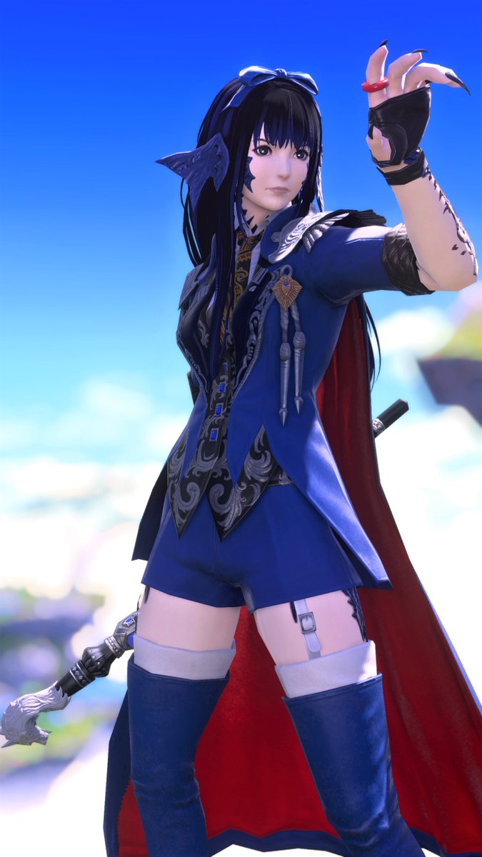 Lottarinori's tweet photo. I'm blue da be dee da beh dah!

#FFXIV #FF14 #FFXIVJob #BlueMage #EorzeaPhotos https://t.co/DXw2xM1dBY
