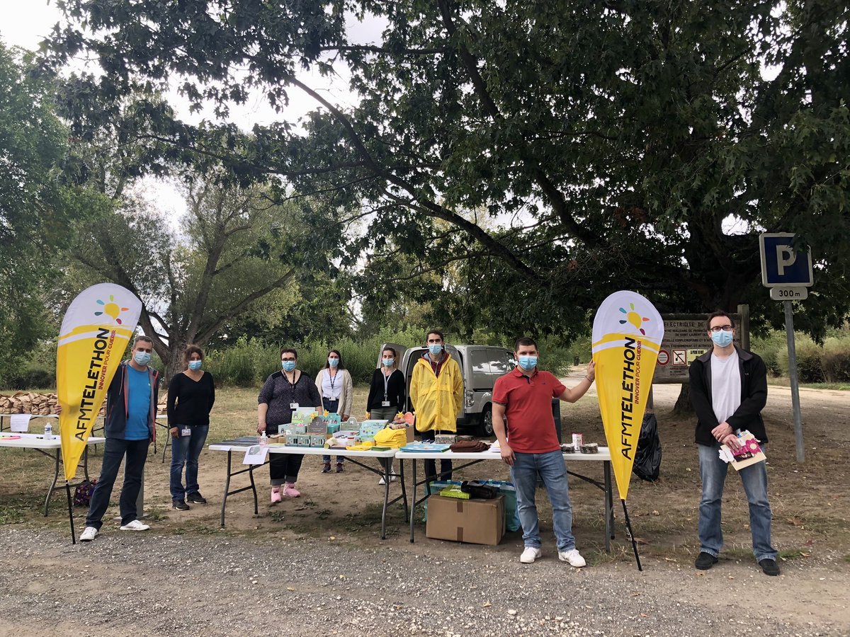 A l’image de @rigal_seb et <a href="/kevinchampigny/">KevChampy</a>, les salariés d’<a href="/EDFSaintLaurent/">EDF Saint-Laurent</a> s’engagent pour le <a href="/Telethon_France/">AFM-Téléthon</a> 🤝 Qu’ils prêtent leur voix pour la cause ou relèvent des défis sportifs, leur mobilisation a permis de récolter 5842€ pour le #Telethon2021