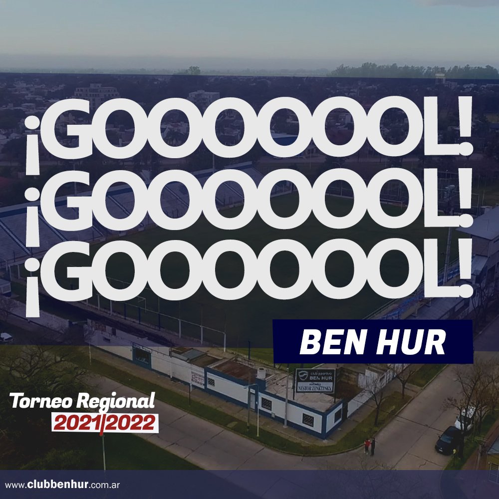 clubbenhur's tweet photo. ⚽️ ¡GOOOOOOL!
#Mathier a los 14' ST
Colón 0 🆚️ #BenHur 1
#VamosBenHur 🔵⚪🔵 https://t.co/2Z3BHrZPOW