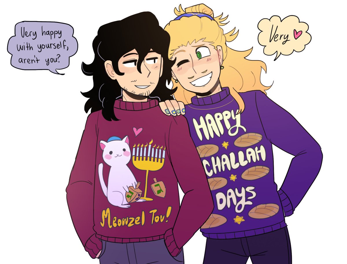 more silly chanukkah sweaters ✨ 