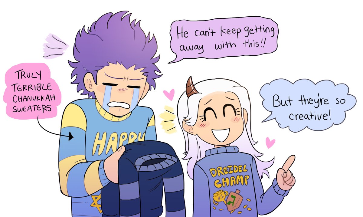 more silly chanukkah sweaters ✨ 