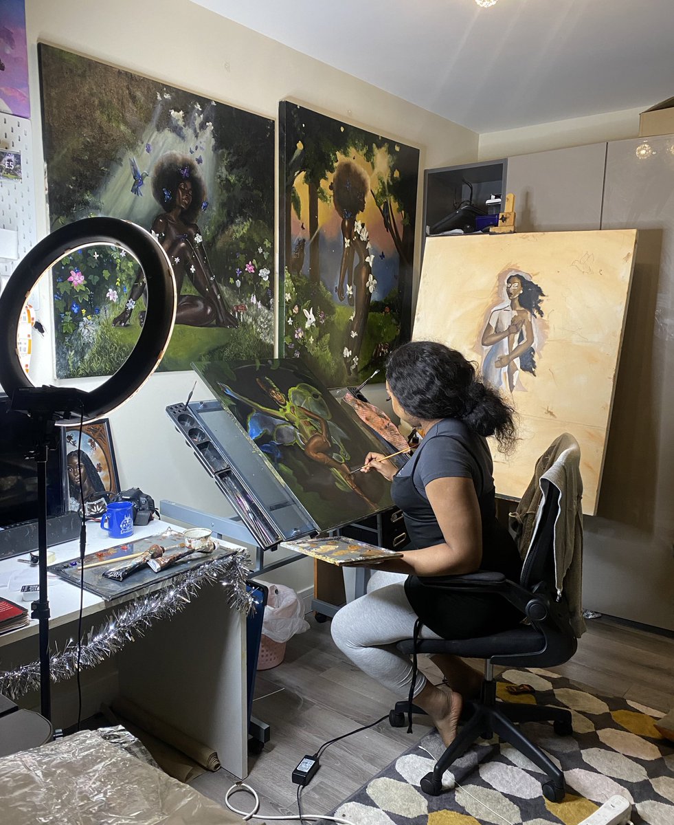 lindaniellaart's tweet image. My safe place 🦋✨