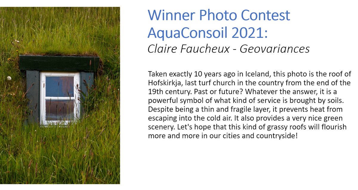 AquaConsoil celebrate too #WorldSoilDay on 5 December. ‘Stay connected’ was the theme during the online AquaConSoil 2021 conference in June. 
The winner of the AquaConsoil photo contest 2021 is Claire Faucheux from <a href="/Geovariances/">Geovariances</a> .  
Let’s celebrate soil and stay connected!