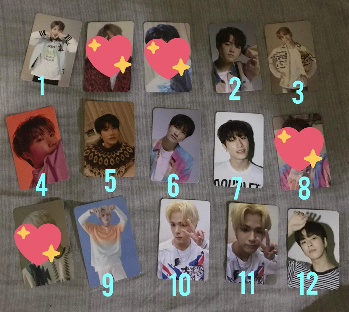 sunpopmerchph's tweet photo. 🌻 #SPM_ONHAND WTS LFB PH

‼️TREASURE PHOTOCARDS‼️

📌 PRICES :

🍀 1-3 - 130
🍀 4-7 - 150
🍀 9 - 130
🍀 10 &amp; 11 - 150
🍀 12 - 130

🌻 REPLY MINE + NUMBER 🌻

📌Tags #TREASURE yoshi mashiho jaehyuk yedam asahi https://t.co/XL6agSALMX