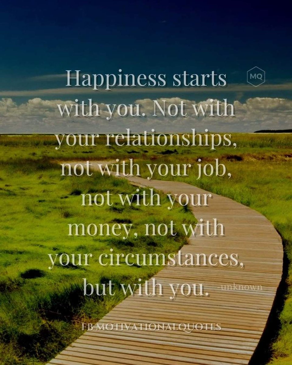 motivational's tweet photo. Happiness starts with you https://t.co/OV90oYyxw7