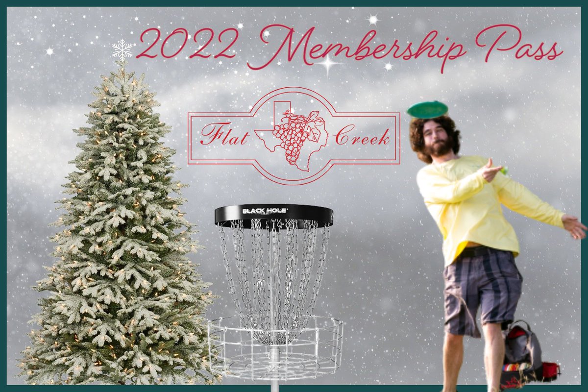 Unique Gift Idea #1:  <a href="/FlatCreekDGC/">Flat Creek Disc Golf</a> 2022 Membership

🥏 Texas' Only Winery Disc Golf Course 🥏
 🍇 Gorgeous Vineyard Views 🍇
 🍾 Discounts on Wine All Year  🍾

Gift It - txhc.wine/golf-membership

#txwine #discgolf #growthesport #winendisc #atx #pdga #wine #gifts #texasgifts