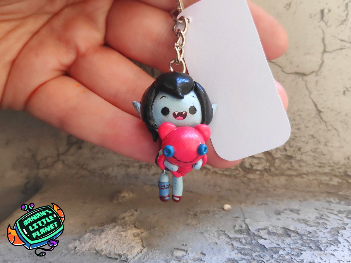 Banansplanet's tweet photo. Marceline from Adventure Time keychain!
Most adorable one yet
.
.
.
#marceline #adventuretime
#adventuretimefanart #adventuretimemarceline #fanart #clay #clayart #claycreations #clayartist #claykeychain #clayjewelry #mywork https://t.co/Jk4zYPGNOg