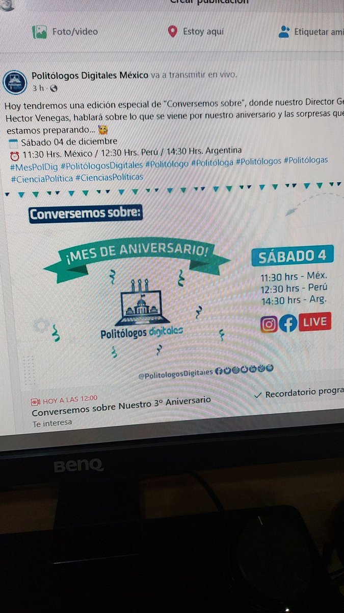 Rub_G_Diaz's tweet photo. Ya esperando la transmisión de @PolitologosD en la página de Politólogos Digitales México en facebook. 

#MesPolDig https://t.co/DnwxsoMqGY