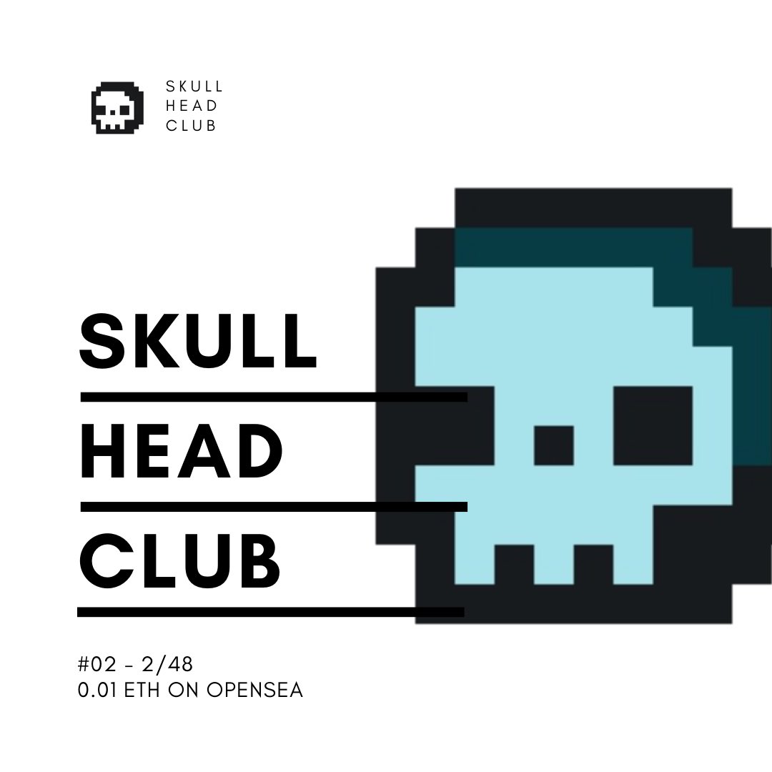 aditowl's tweet photo. Skull Head Club #02
Available on @opensea ↯
 https://t.co/ELBB3W3Gke
-
#skullheadclub #skullhead #skull #nft #nftart #nftcollector #nfts #openseanfts  #artcollector #nftartist #nftcollectibles #nftdrop #pixel #pixelart #nftpolygon #polygon #nftartists #nftcommunity #opensea https://t.co/izzrfkTz0j