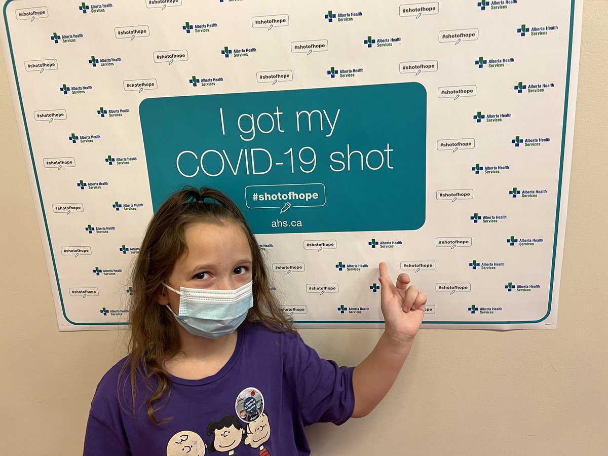 BrianGeislinger's tweet photo. #shotofhope @AHS_media Happy to get out COVID shots this morning for these two munchkins! https://t.co/iYfq3kRG9I