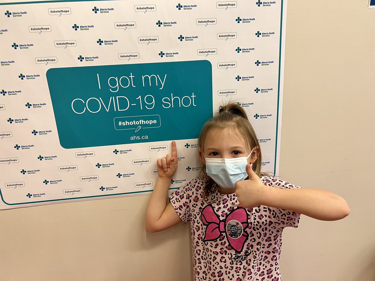 BrianGeislinger's tweet photo. #shotofhope @AHS_media Happy to get out COVID shots this morning for these two munchkins! https://t.co/iYfq3kRG9I