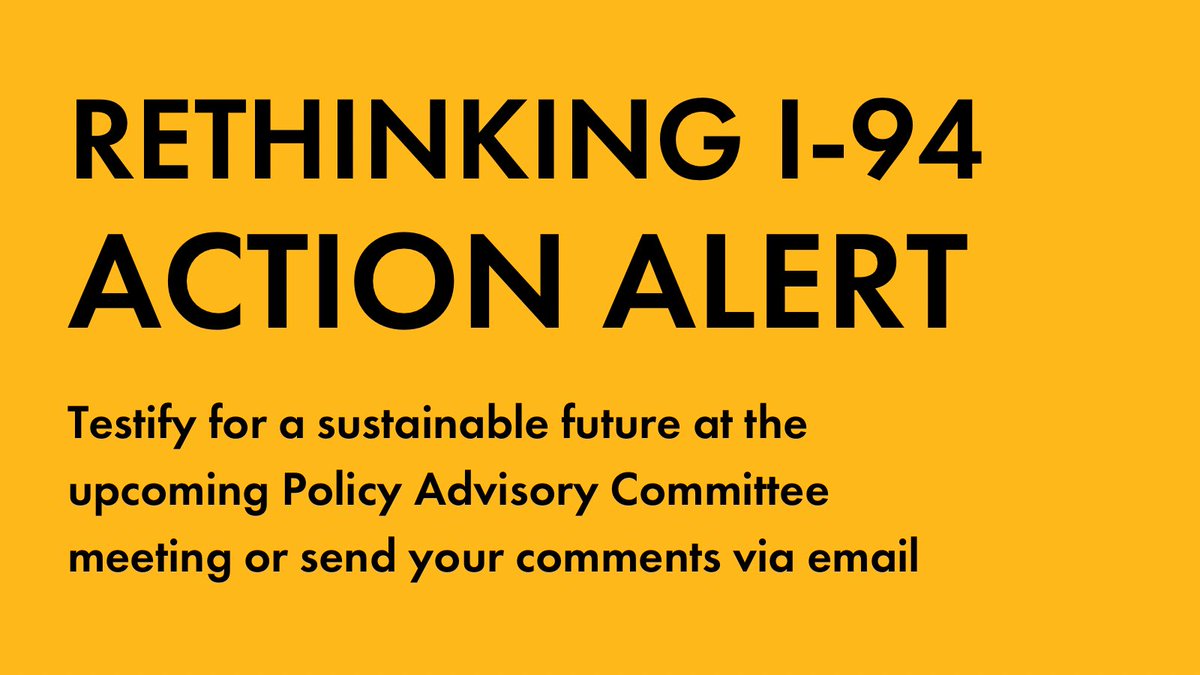 ourstreetsmn's tweet photo. After previously postponing all Rethinking I-94 Policy Advisory Committee (PAC) meetings until 2022, @MnDOT abruptly announced a PAC meeting for this Friday, Dec. 10. No reason or advanced notice was provided. This is a clear attempt to suppress public participation. (Thread) https://t.co/Li8ZFK28TQ