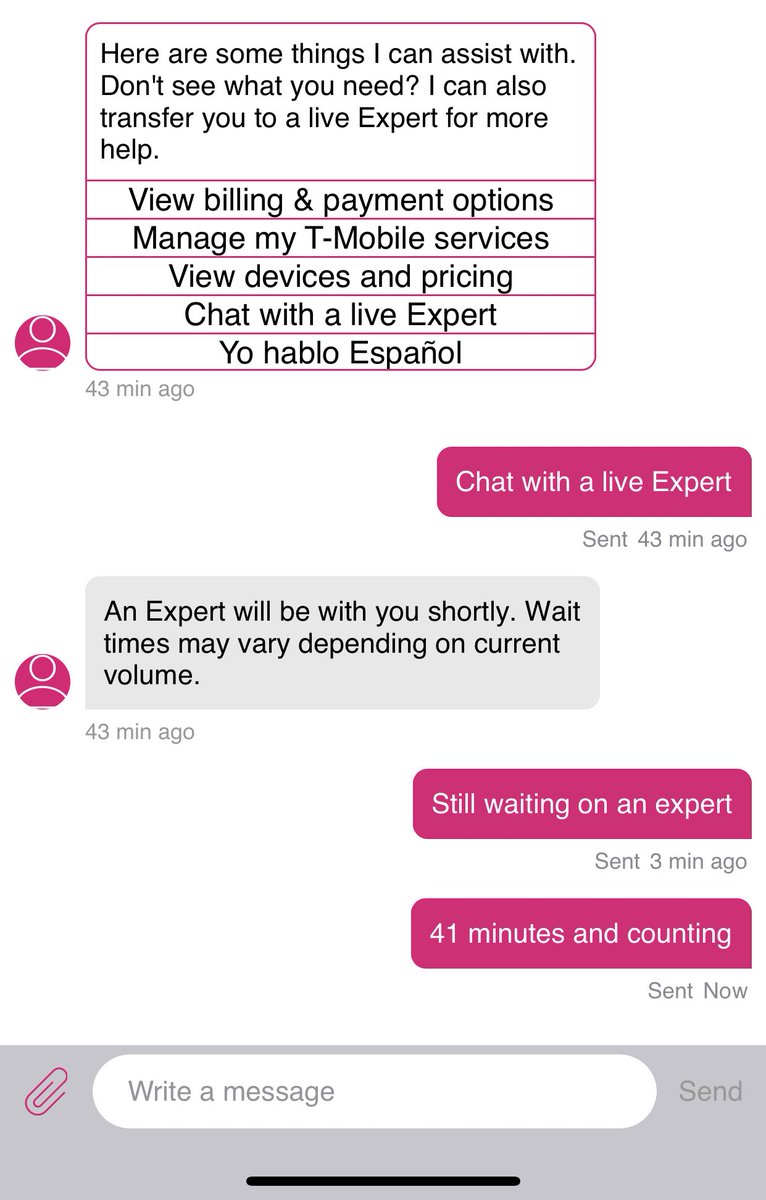 LeoKontos's tweet photo. Incredible levels of customer service @TMobile @TMobileHelp https://t.co/2USzJkdB9t