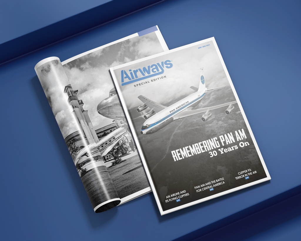 🗞️ #MAGAZINE | Remembering Pan Am, 30 Years On. A new issue of Airways Magazine is now available!⁠
⁠
🔵 Flying Clippers, Design and Ingenuity, and a Poignant Farewell. ⁠
⚪ Airways remembers this iconic airline 30 years after its sad demise. ⁠
⁠
🔗: airwaysmag.com/product/novemb…