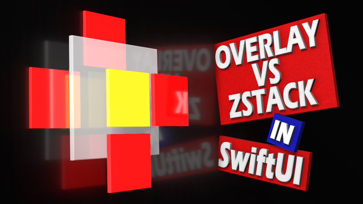 CodeSlice's tweet photo. In the latest episode of #CodeSlicing we compare the overlay / background modifiers with ZStacks ππ»
Explore the differences here:
https://t.co/IwHIVF73pp
#SwiftUI #iOSDev https://t.co/HPavW929vb