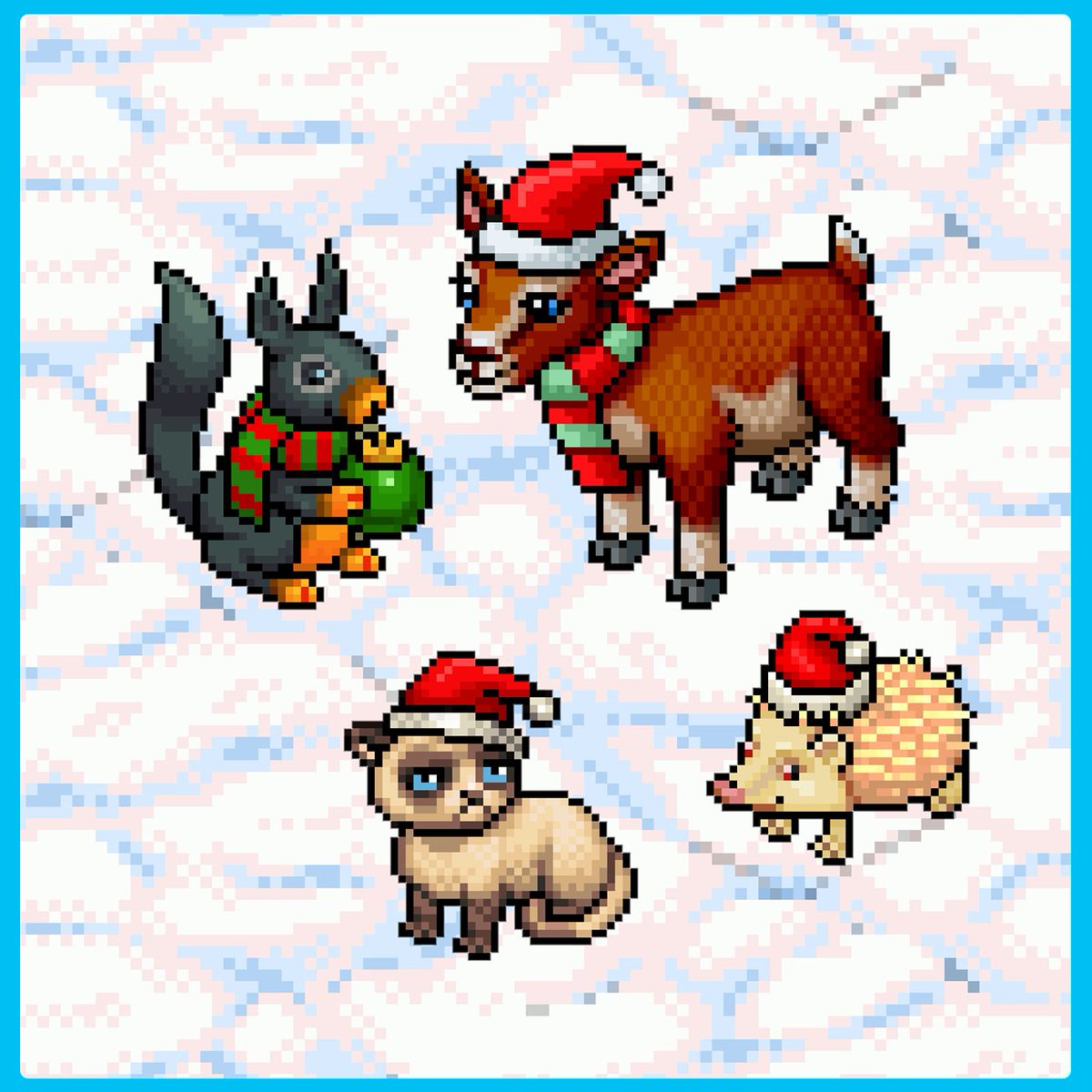 Available only in the advent calendar!

They're so cute 🥺

#Habbo