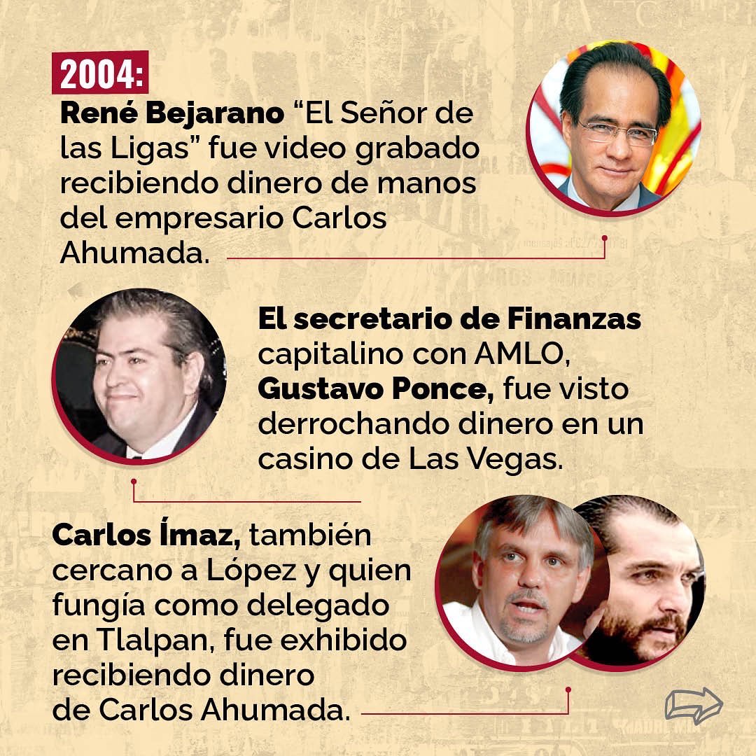 envozmx's tweet photo. ¿Robin Hood? ¿Leona Vicario? ¿O simples violadores de la legalidad? Los video escándalos que han marcado a los más allegados a #AMLO, quien se asume como un ave que cruza sin mancharse el pantano, aumentan. Aquí un listado de los más polémicos😖. https://t.co/po0oQWXgqp https://t.co/m2cJd27fKC