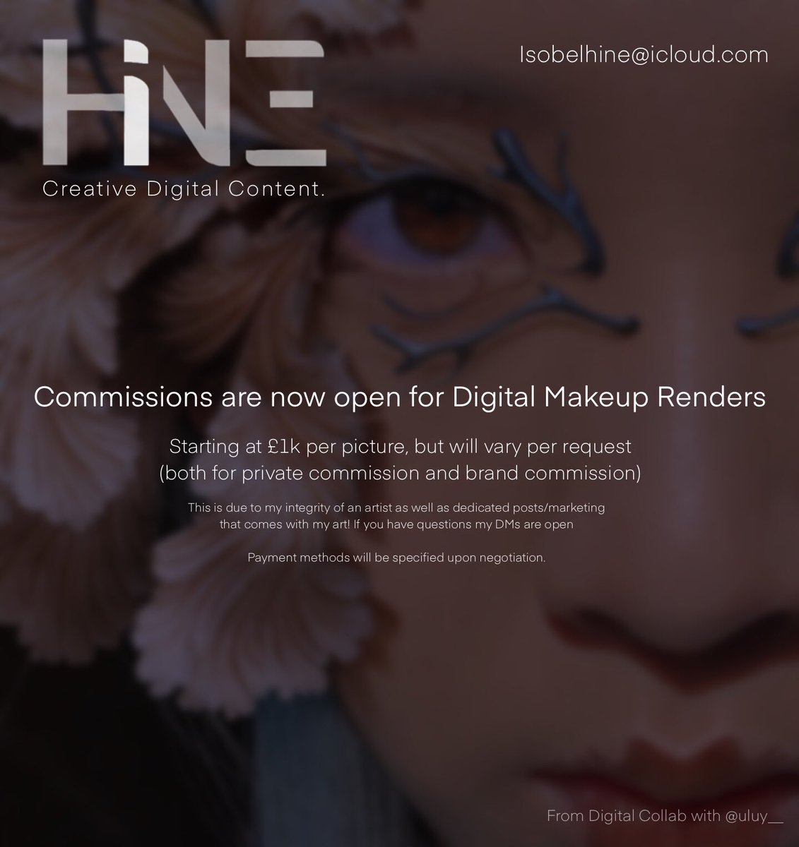 hine_isobel's tweet image. I’ve started something exciting, something that combines two interests of mine and is definitely a niche with a lot of potential!

instagram.com/issy_hine?utm_…

Pls retweet to support x
#SmallBusinessSaturday #commissionopen #digitalmakeup #digitalart #3dart